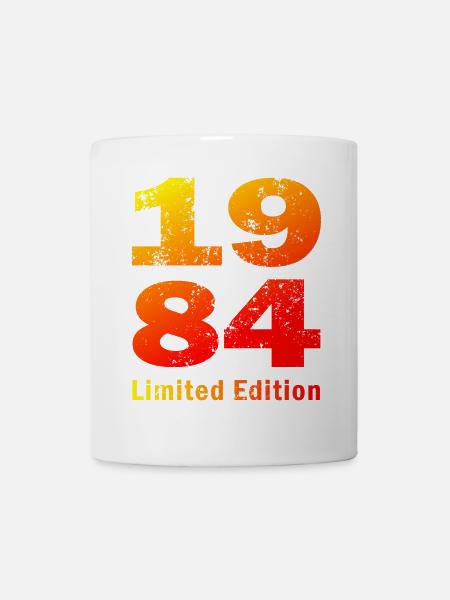 Anniversaire né en 1984 édition limitée - Mug blanc - blanc