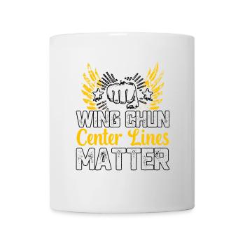 Wing Chun center lines matter - Mug - white - Front
