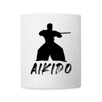 Aikido - Tasse - Weiß - Vorne