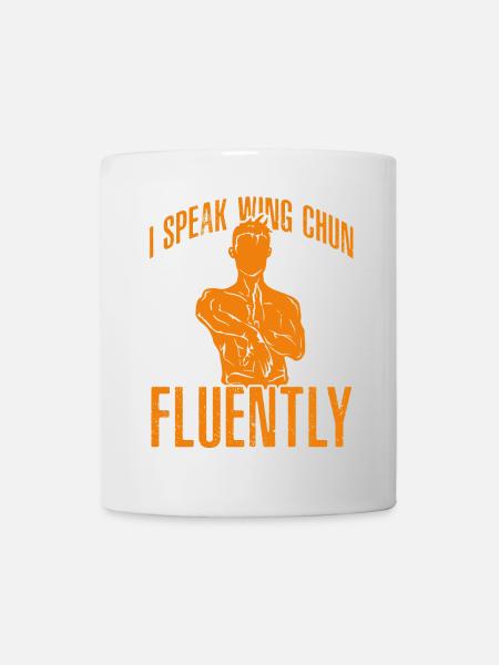 Je parle couramment le Wing Chun - Mug blanc - blanc