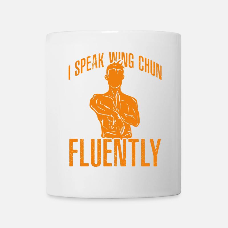 Je parle couramment le Wing Chun - Mug blanc - blanc