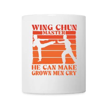 Wing Chun he can make grown men cry - Mug - white - Front