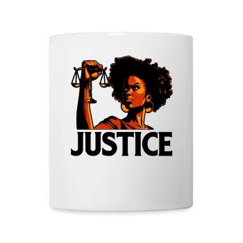 Gerechtigkeit - Tasse - Weiß - Vorne