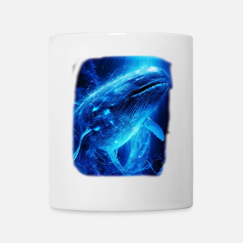 Blauwal - Tasse - Weiß