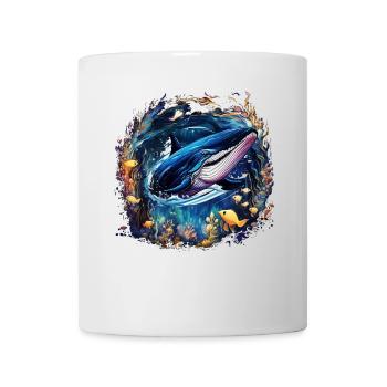 Blauwal - Tasse - Weiß - Vorne