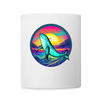 Blauwal - Tasse - Weiß - Vorne