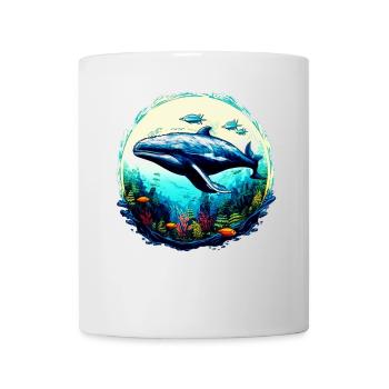 Blauwal - Tasse - Weiß - Vorne