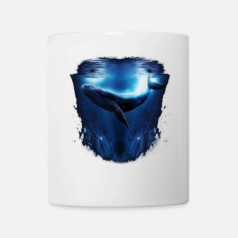 Blauwal - Tasse - Weiß