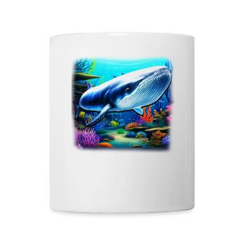 Blauwal - Tasse - Weiß - Vorne
