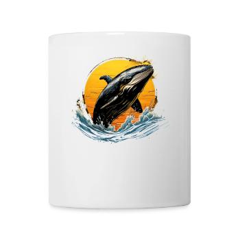 Blauwal - Tasse - Weiß - Vorne
