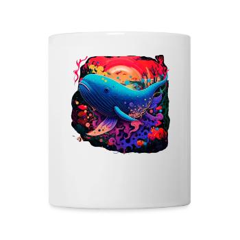 Blauwal - Tasse - Weiß - Vorne