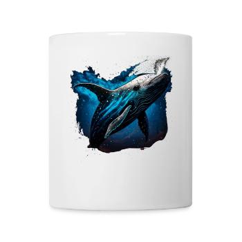 Blauwal - Tasse - Weiß - Vorne