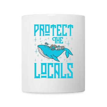Schützen Sie die Einheimischen - Tasse - Weiß - Vorne