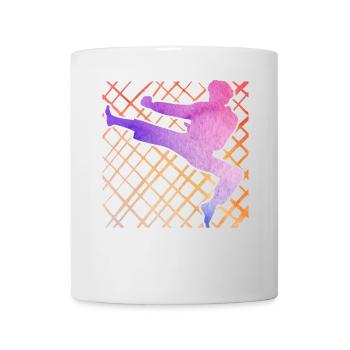 Taekwondo - Tasse - Weiß - Vorne