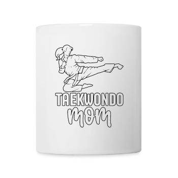 Maman Taekwondo - Mug blanc - blanc - Devant