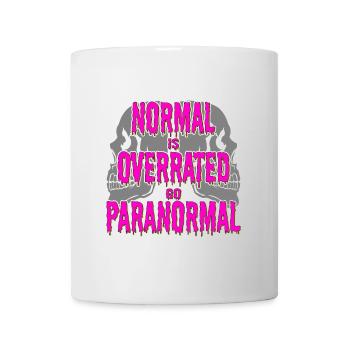 Paranormal Ghost Hunter Normal est surfait cadeaux - Mug blanc - blanc - Devant