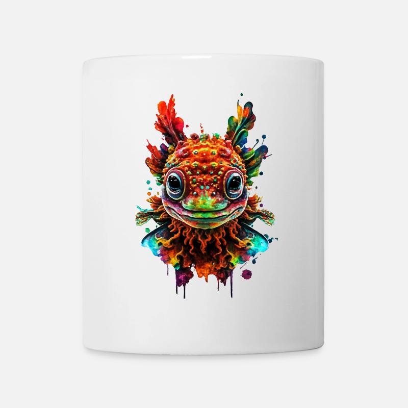 Axolotl - Tasse - Weiß