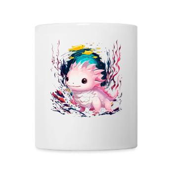 Axolotl - Tasse - Weiß - Vorne
