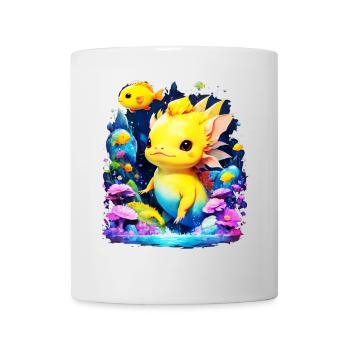 Axolotl - Tasse - Weiß - Vorne