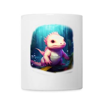 Axolotl - Tasse - Weiß - Vorne