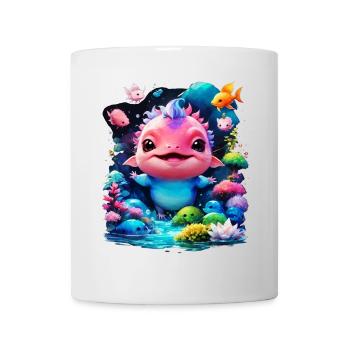 Axolotl - Tasse - Weiß - Vorne
