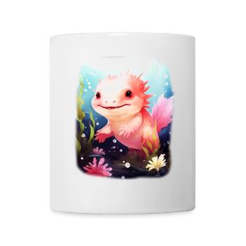 Axolotl - Tasse - Weiß - Vorne