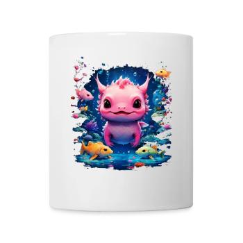 Axolotl - Tasse - Weiß - Vorne