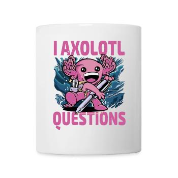 I axolotl Fragen - Tasse - Weiß - Vorne