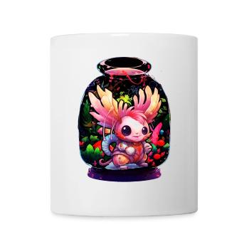 Axolotl - Tasse - Weiß - Vorne