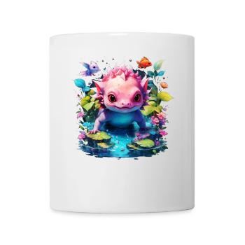 axolotl - Mug blanc - blanc - Devant