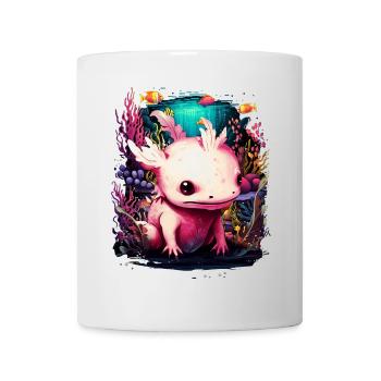 Axolotl - Tasse - Weiß - Vorne