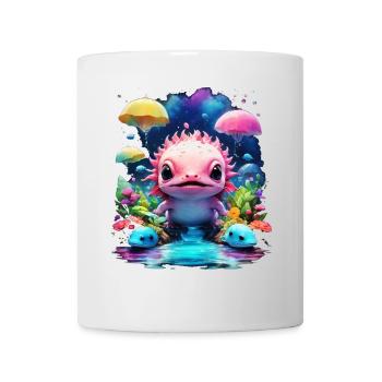 Axolotl - Tasse - Weiß - Vorne
