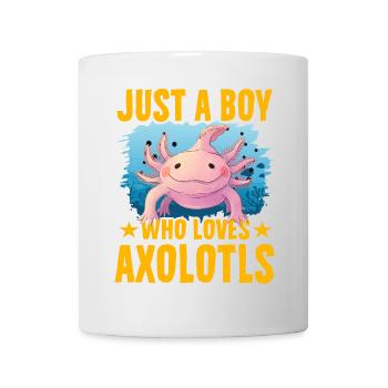 Nur ein Junge, der Axolotl liebt - Tasse - Weiß - Vorne