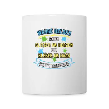 Tagesvater Outfit Tagespapa Erzieher Kinderpfleger - Tasse - Weiß - Vorne