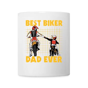 Bester Biker-Vater aller Zeiten - Tasse - Weiß - Vorne