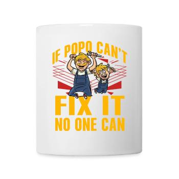 Si Popo ne peut pas le réparer, personne ne le peut - Mug blanc - blanc - Devant