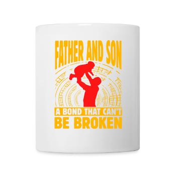 Vater und Sohn: eine Bindung, die nicht gebrochen werden kann - Tasse - Weiß - Vorne
