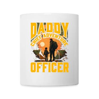 Papa Chef de l’aventure - Mug blanc - blanc - Devant