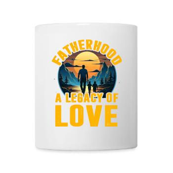 Vaterschaft als Vermächtnis der Liebe - Tasse - Weiß - Vorne