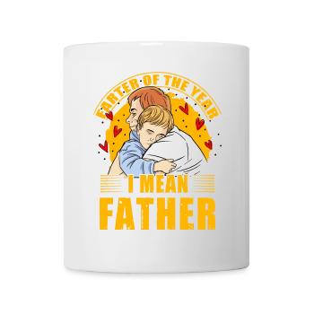 Furter des Jahres Ich meine Vater - Tasse - Weiß - Vorne
