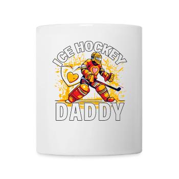 Eishockey-Papa - Tasse - Weiß - Vorne