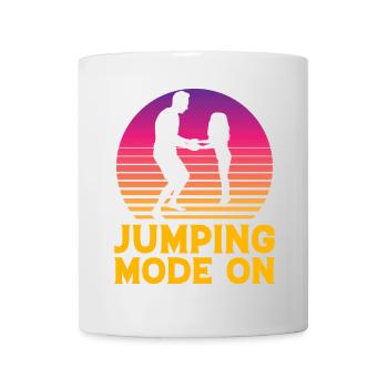 Sprungmodus ein - Tasse - Weiß - Vorne