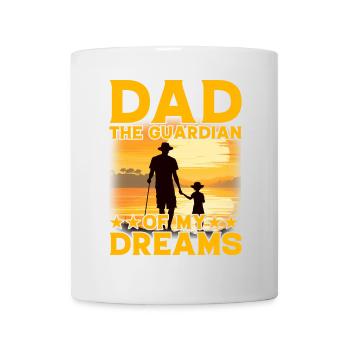 Papa, der Wächter, träumt - Tasse - Weiß - Vorne