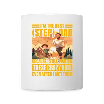 Ich bin der beste Stiefvater - Tasse - Weiß - Vorne