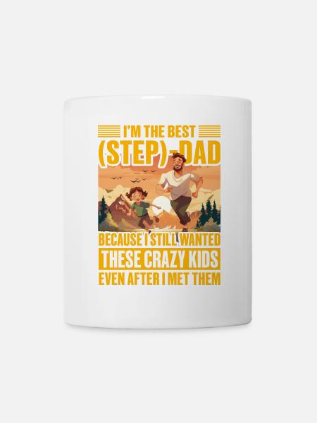 Ich bin der beste Stiefvater - Tasse - Weiß