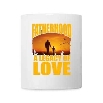 Vaterschaft als Vermächtnis der Liebe - Tasse - Weiß - Vorne