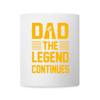 Dad the Legend continues - Mug - white - Front