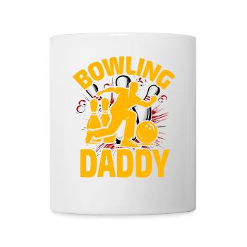 Bowling Papa - Tasse - Weiß - Vorne