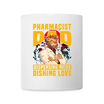Apotheker Papa gibt Medikamente aus Liebe aus - Tasse - Weiß - Vorne