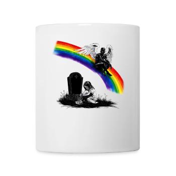 Tochter Papa Trauerengel - Tasse - Weiß - Vorne
